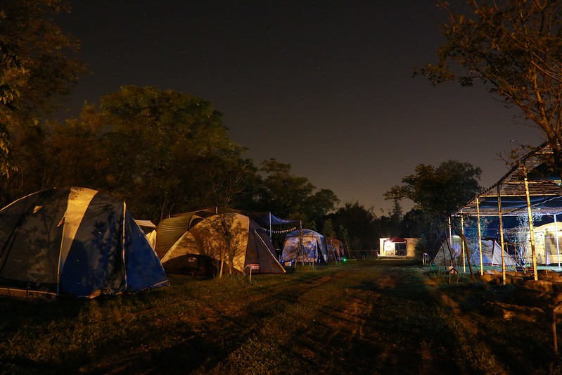 夜晚的營地